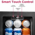 thumbnail image 4 of Frigidaire 0.6 Cu. ft. 18L Glass Door Beverage Refrigerator, 24 Can Capacity Mini Fridge with Digital Display, 4 of 15