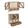 thumbnail image 4 of Kate and Laurel Hutchins Farmhouse Wooden Wall Cabinet, 4 of 8