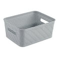 thumbnail image 1 of Sterilite 10 x 8 x 4.25 Inch Woven Rectangular Short Basket (32 Pack), 1 of 11