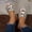 Silver, variant on Eltusu Women Slide Sandals, Open Toe Casual No Slip Soft Bottom Summer Wedge Shoes Black Size 7