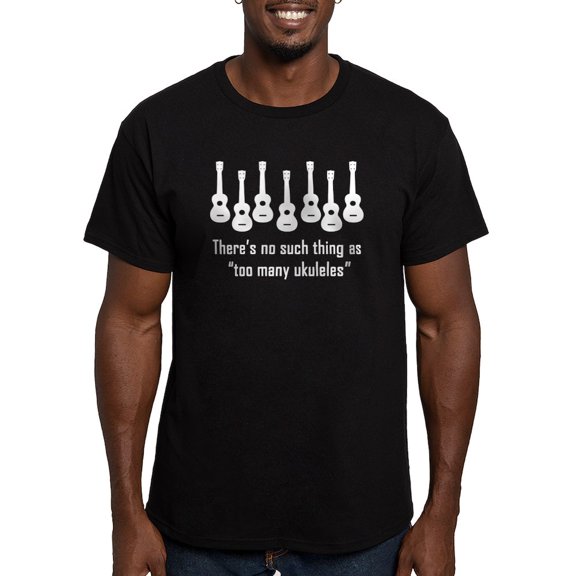 CafePress - Too Many Ukuleles (No Such Th Men's Fitted T Shirt - Men's Fitted T-Shirt