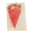 thumbnail image 1 of Ramos Tarjetas de felicitación Tarjeta en blanco Tarjeta de regalo Incluye sobre para aniversarios rojo, 1 of 9