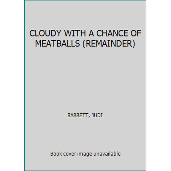 Pre-Owned CLOUDY WITH A CHANCE OF MEATBALLS (REMAINDER) (Paperback) 1481420453 9781481420457