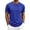 t-shirts 66#Blue, variant on oqasdz T Shirts for Men Classic Large Sized Sporty Patterned Short Sleeved Round Neck Solid Color Soft T Shirt Breathable Casual Outdoor T-Shirts