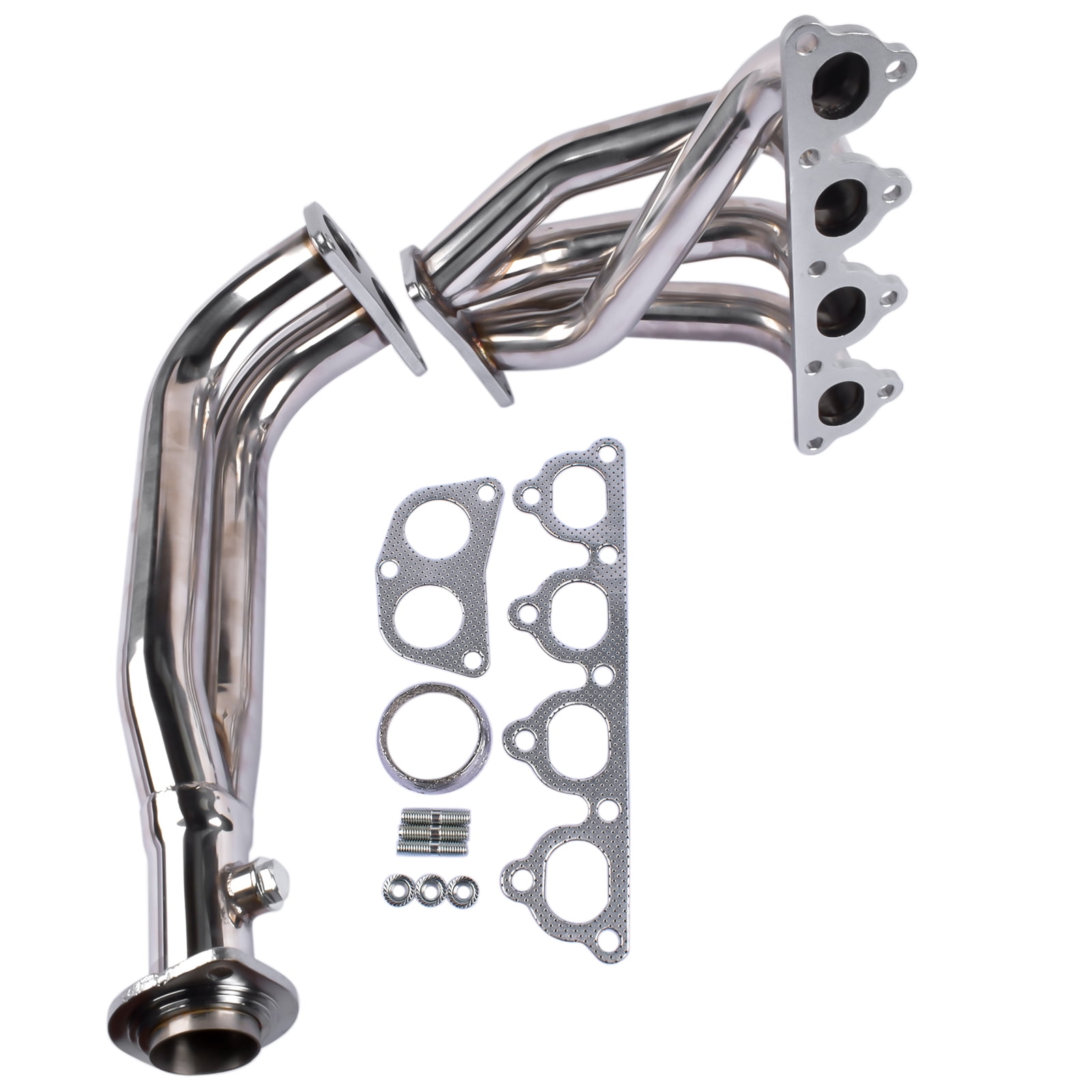 GELUOXI Stainless Exhaust Manifold Header with Gaskets for 88-00 Honda Civic D-series Engine SOHC