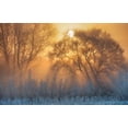 thumbnail image 2 of Keller 18x13 White Modern Wood Framed Museum Art Print Titled - Warm And Cold, 2 of 4