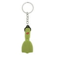 thumbnail image 1 of Llavero de Buceo Cola Charm Dive Fans Colgante con cremallera Verde Buceo llavero, 1 of 5