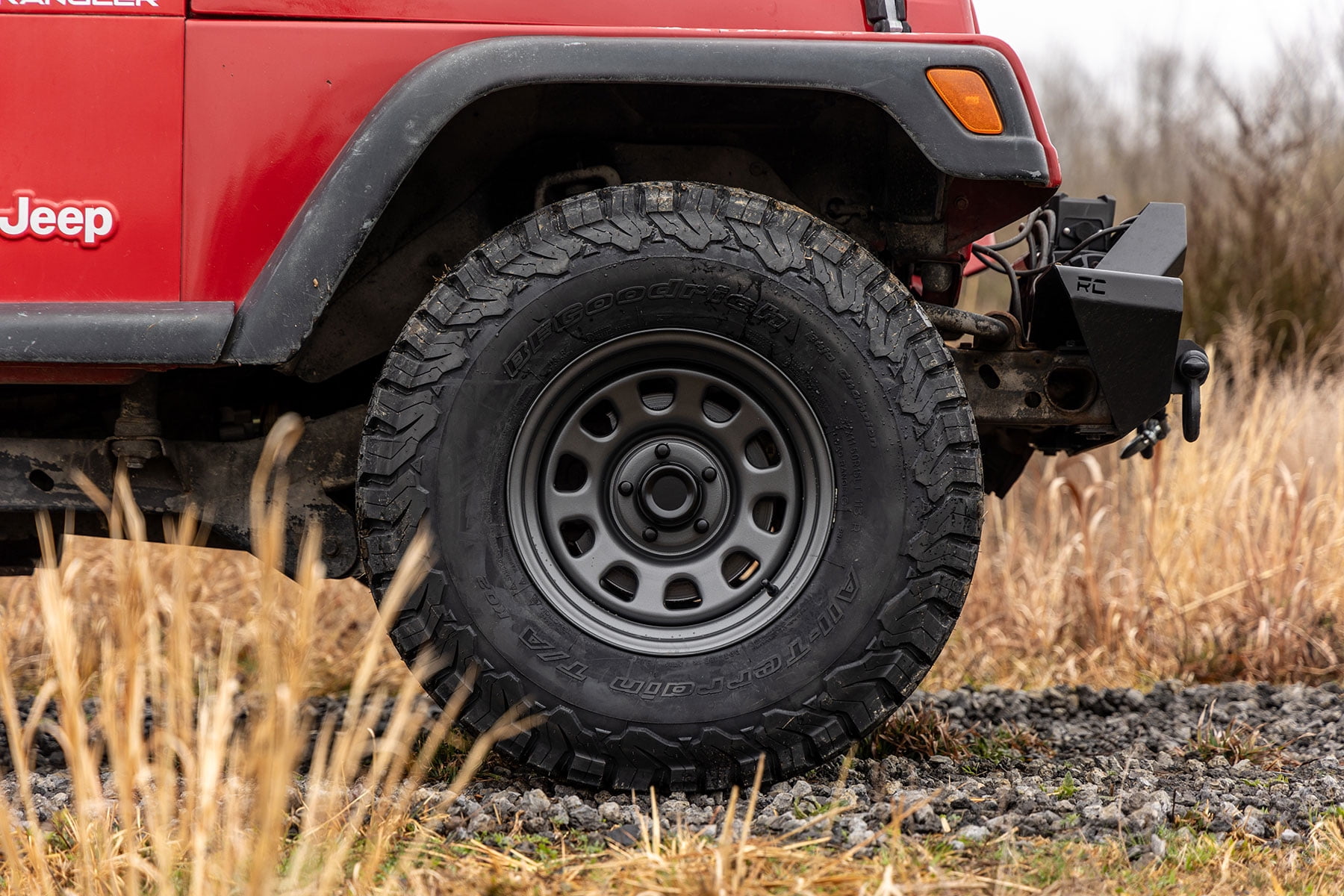 Rough Country Gray Steel Wheel | 15x8 | 5x4.5 | -19mm - RC158545G