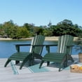 thumbnail image 2 of Portside Ensemble de 4 Chaises Adirondack avec Repose-Pieds Assorti Vert Foncé, 2 of 8