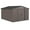 Brown, variant on Outsunny 9' x 11' Garden Storage Shed with Foundation Kit, Metal Tool Storage House with Double Doors for Outdoor Patio Yard, Dark Grey