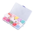 thumbnail image 3 of Yunxwd Juego de cuentas de joyería para bricolaje, cuentas de joyería, manualidades, cuentas de arroz, cuentas de arroz, cuentas redondas, pulseras, adornos de joyería para aretes, collares, pulseras, 3 of 5