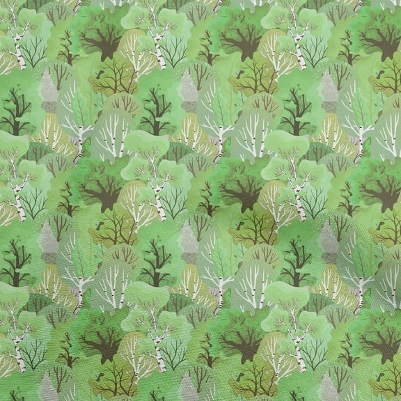 oneOone Viscose Jersey Green Fabric Autumn Sewing Craft Projects Fabric Prints By Yard 60 Inch Wide