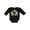 AB-Black, variant on Grunge Baby-saurus T-rex Boys or Girls Long Sleeve Baby Bodysuit