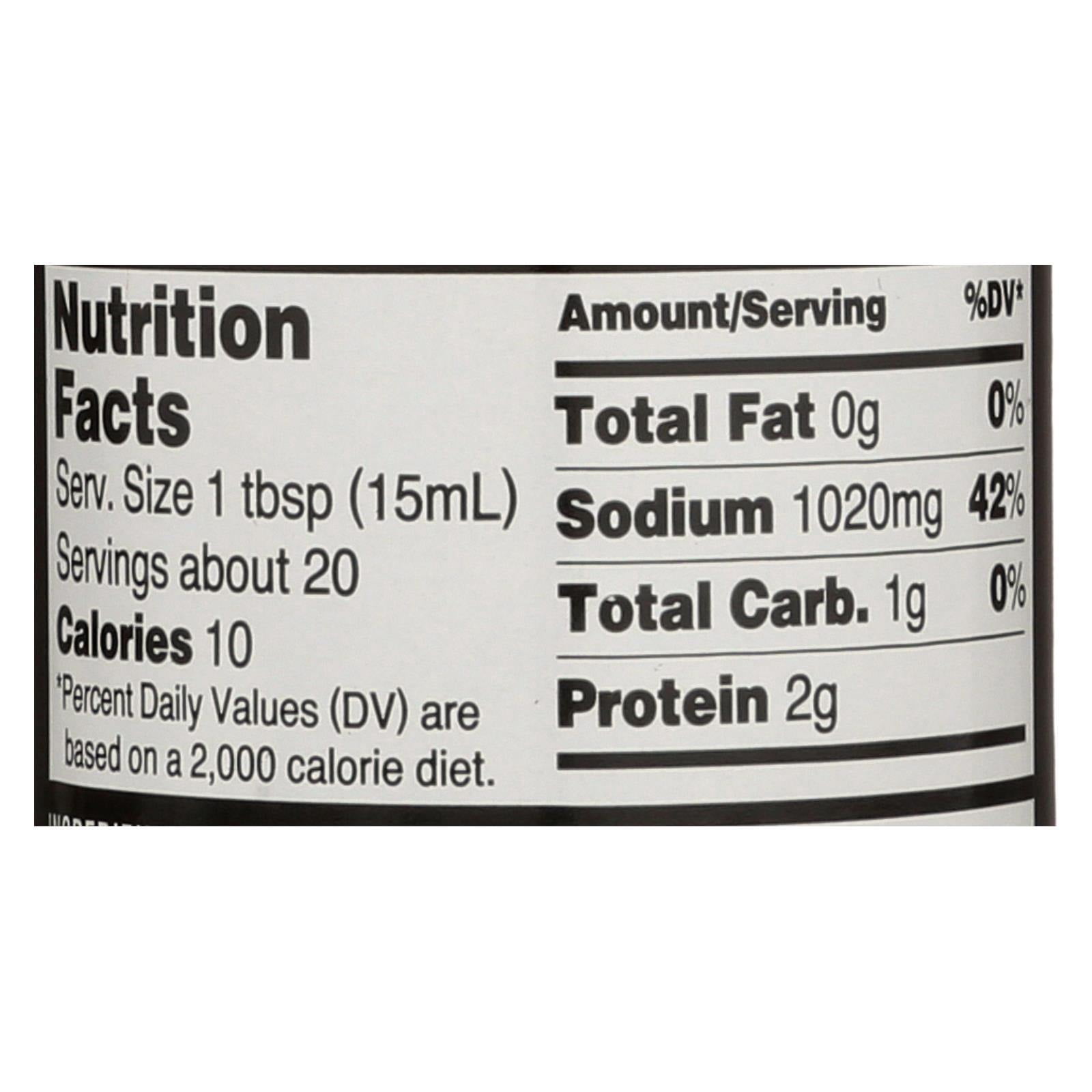 Kikkoman Soy Sauce - Tamari - Case of 6 - 10 Fl oz.