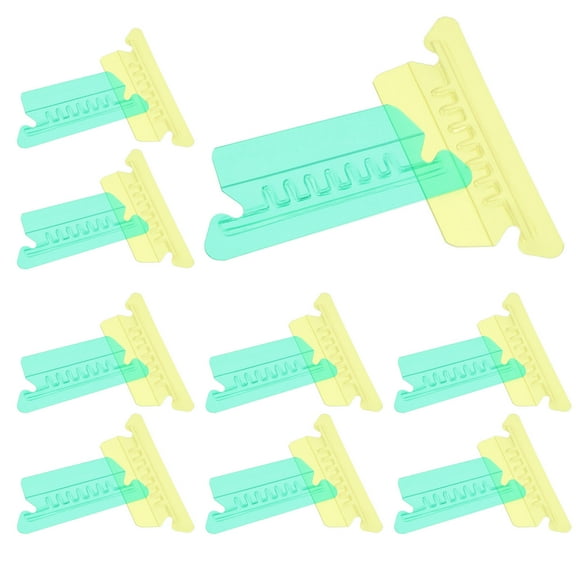 WEAVILUX File Folder Tabs File Labels For File Folders Green General Users Clear Design 20-Pcs
