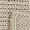 thumbnail image 2 of Saro Lifestyle Chunky Woven Knit Throw Oatmeal, 2 of 5