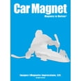 thumbnail image 1 of Magnets in Motion Sled Hockey Player Car Magnet Chrome, 1 of 4