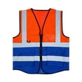 thumbnail image 2 of Nmnitkp Reflective Safety Vest for Men & Women High Visibility Class 2 Vest with Pockets Meets Chalecos Reflectantes Seguridad Red #02,Free Size, 2 of 5