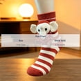 thumbnail image 7 of FAIOROI 3D Plush Animal Crew Socks for Women, Cute Cartoon Stuffed Toy Socks, Soft Cozy Knit Holiday Christmas Sock, 7 of 7