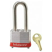 Master Lock Lockout Padlock,KA,Red,1-1/4"H 3KALHRED-0630