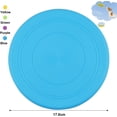 thumbnail image 2 of 4 Pcs Dog Frisbees, Dog Frisbee Toy, 17.8 cm Disc Throwing Dog Toy Durable Rubber, for Land and Water Training, Dog Training, Throwing, Catching and Playing, 2 of 5