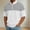 Gray, variant on Mens Round Neck Printed Pullover Hoodie Drawstring Top Street Style Casual