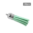 thumbnail image 4 of Cateissary 28 piezas llavero dijes creativo delicado llavero colgante borlas Simple bolso decoración borla artesanía decoración DIY accesorio Artesanía Verde Cateissary HA059646-12B, 4 of 6