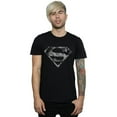 thumbnail image 2 of Superman Mens Marble Cotton Logo T-Shirt, 2 of 4