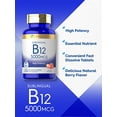 thumbnail image 3 of Suplemento Carlyle de vitamina B12 5000 mcg 250 tabletas, 3 of 7