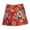 Chili Red Multi, variant on Carolina Herrera Women's Chili Red Multi Digital flowers mini skirt - 6