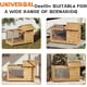 thumbnail image 4 of Yeshouse jaula de madera para conejos, apta para interior y exterior, resistente a la intemperie, con estructura metálica anti-mordeduras, rampa y rejilla extraíble, ideal para pequeños animales, 4 of 7