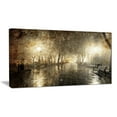 thumbnail image 1 of Design Art Night Alley with Lights Photography Landscape Canvas Print, 1 of 2