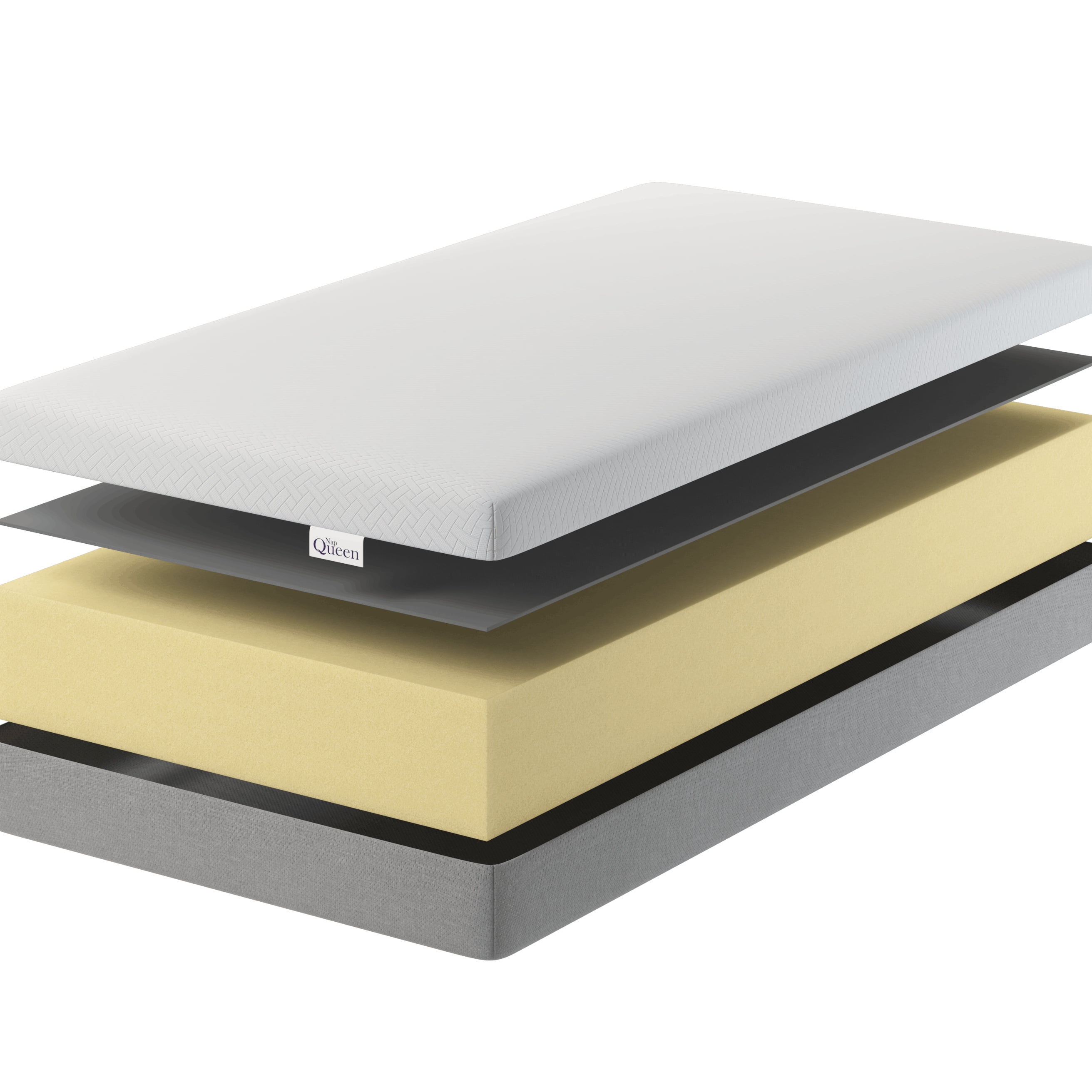 Napqueen 8 Inch Full Size Memory Foam, Medium Firm Mattress