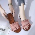 thumbnail image 4 of Magazine Women Summer Sweet Comfortable Casual Sandals Clip Slip Non-slip Lace Wear-resistant Slippers, 4 of 6