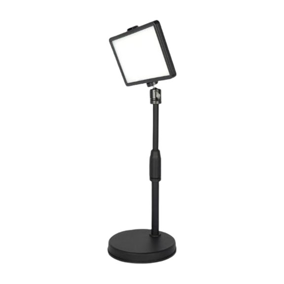 Sidaley Tablero de 3 engranajes Panel de luz Video Lámpara de transmisión en vivo Fotografía Conferencia Equipo de herramientas de iluminación para Accesorios de cámara y óptica 20 centímetros