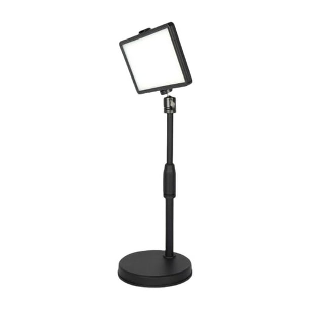 Tholdsy Panel de relleno regulable de 3 marchas para mesa, luz de vídeo, lámpara de transmisión en vivo, equipo de herramientas de Accesorios de cámara y óptica 20 centímetros