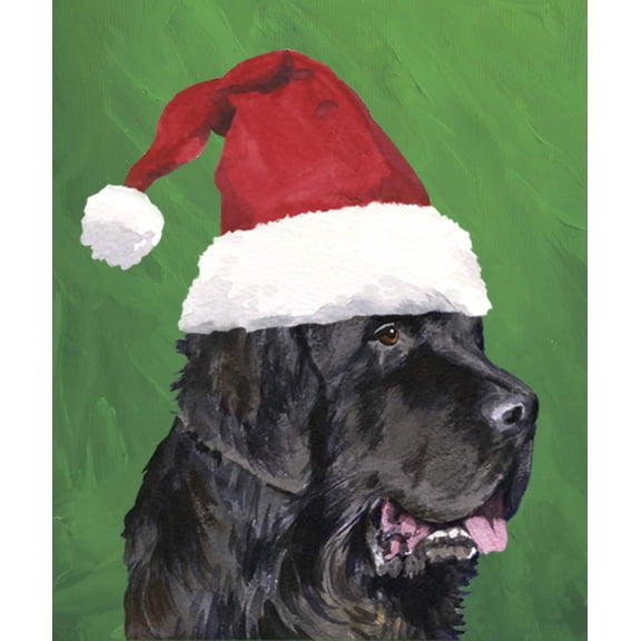 Newfoundland - Barbara Van Vliet Christmas Large Flag