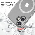 thumbnail image 3 of Funda Case MYBAT Savvy para iPhone 16 - Brillos Transparente, 3 of 8