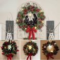 thumbnail image 1 of AMERTEER Lighted Nativity Scene Christmas Wreath with LED Light Battery Powered Front Door Decoration for Christmas, 1 of 10