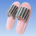 thumbnail image 4 of Bixock Slippers for Womens Indoor House Cotton Shoes Multi Size Fluzzy Fleece Lined Slide Warm Comfortable Non-Sliped Women Shoes, 4 of 8