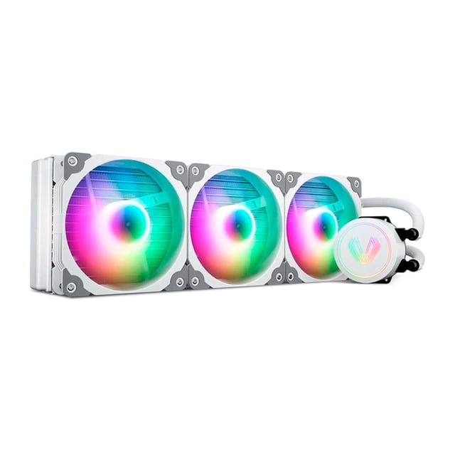 Enfriamiento Liquido VETROO V360 ARGB Intel LGA 1700 AMD AM5 360mm VT-AIO-V360-WT blanco