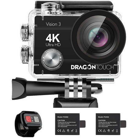 Image of DRAGON TOUCH VISION3 ACTION CAM 4K 16MP UNDER-