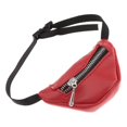 thumbnail image 2 of Riñonera de cuero PU ajustable con estilo Riñonera para muñecas BJD 1/3 rojo Zulema Monedero de muñecas de moda, 2 of 8