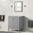 thumbnail image 4 of Bellaterra Home 800631-31-LG 31 in. Single Vanity with Quartz Top, Light Gray, 4 of 11
