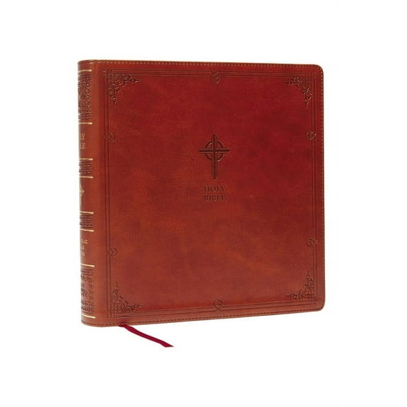 Nabre XL, Catholic Edition, Leathersoft, Brown, Comfort Print: Holy Bible, (Hardcover)