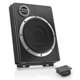 thumbnail image 1 of Sound Storm Laboratories LOPRO10 subwoofer para automóvil debajo del asiento - 1200 vatios máximo, 2,6 ohmios individuales, bobina móvil, amplificador incorporado, perfil bajo, control remoto del subw, 1 of 5