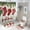 style-583, variant on 4 Piece Shower Curtain Sets with Non-Slip Rugs Toilet Lid Cover And Bath Mat Personalized Family of 4 Waterproof Durable Bathroom Decor Shower Gift for Baby for Bathroom Decor Set