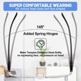 thumbnail image 3 of WEMOOMOOTANTS 4 Pairs of 3.5 Rimless Reading Glasses for Women Men Lightweight Grey Readers 1.0 1.5 2.0 2.5 3.0 350, 3 of 6