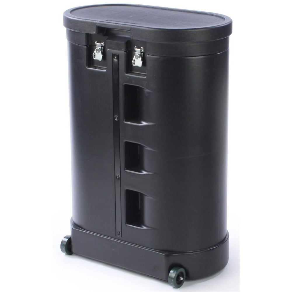 Hard Carrying Case for Trade Show Accessories, Locking Top, Built in