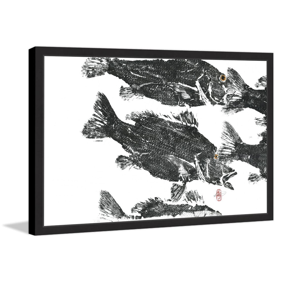 "Snappers" Framed Painting Print